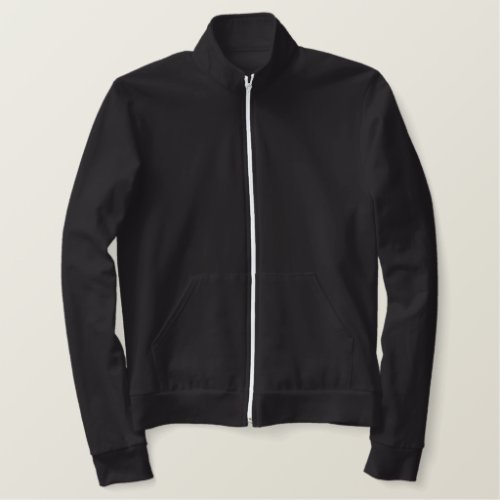 Design Your Mens Sports Team Fleece Track Jacket! Embroidered Jacket