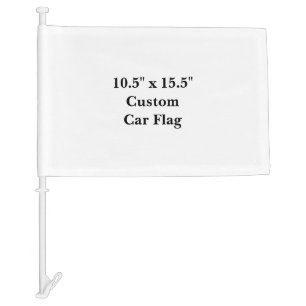 Design Your Own 10.5" x 15.5" Custom Car Flag