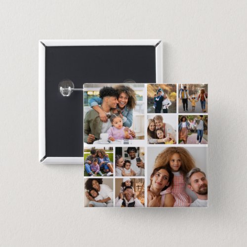 Design Your Own 10 Photo Collage Button