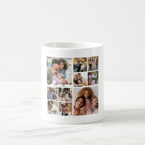 Design Your Own 10 Photo Collage Coffee Mug
