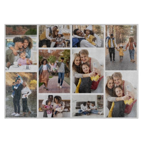 Design Your Own 10 Photo Collage Cutting Board