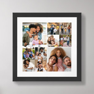 Design Your Own 10 Photo Collage Framed Art