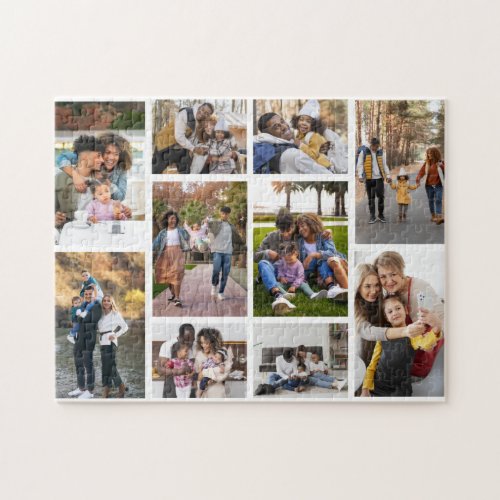 Design Your Own 10 Photo Collage Jigsaw Puzzle