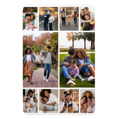 Design Your Own 10 Photo Collage Magnet