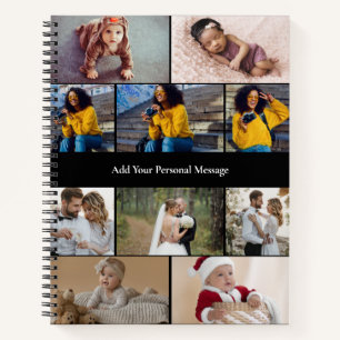 Design Your Own 10 Photo Collage Notebook