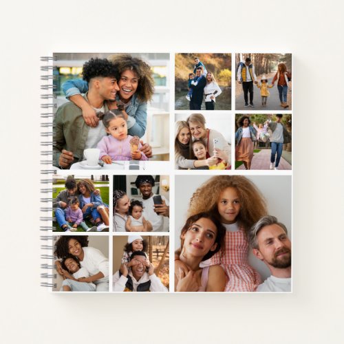 Design Your Own 10 Photo Collage Notebook