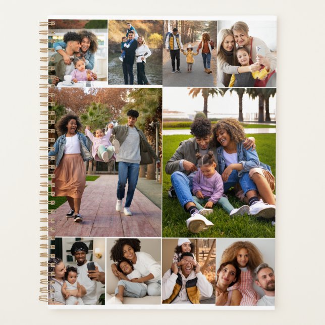 Design Your Own 10 Photo Collage Planner (Front)
