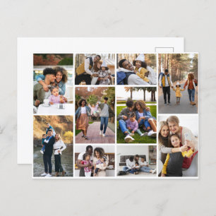 Design Your Own 10 Photo Collage Postcard