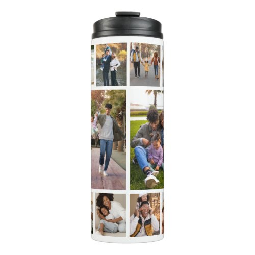 Design Your Own 10 Photo Collage Thermal Tumbler