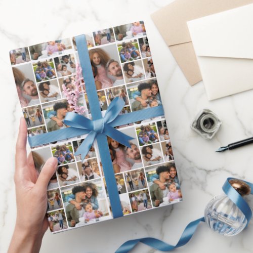 Design Your Own 10 Photo Collage Wrapping Paper