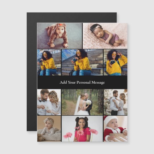 Design Your Own 11 Photo Collage (Front/Back)