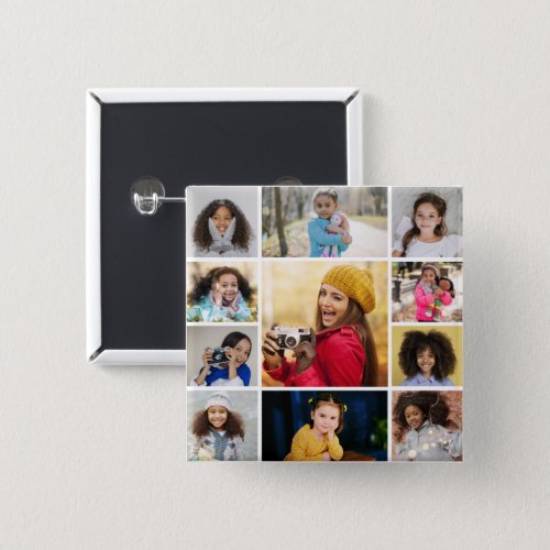Design Your Own 11 Photo Collage Button