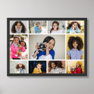 Design Your Own 11 Photo Collage Framed Art