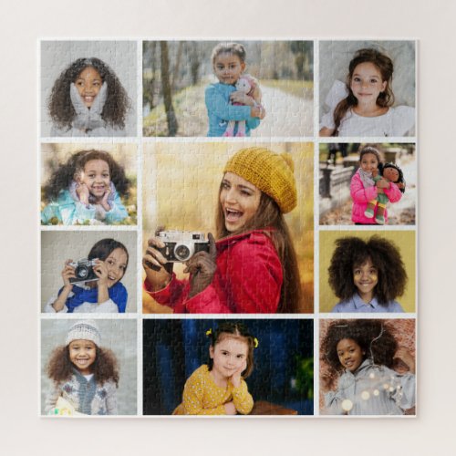 Design Your Own 11 Photo Collage Jigsaw Puzzle
