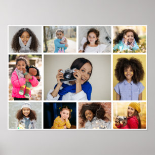 Design Your Own 11 Photo Collage Poster