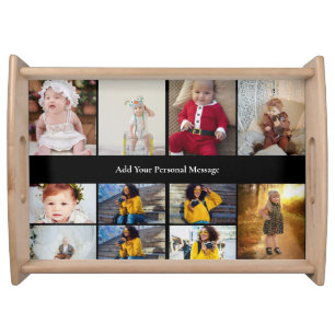 Design Your Own 11 Photo Collage Serving Tray