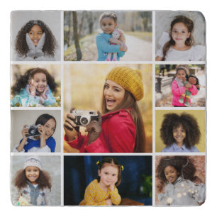 Design Your Own 11 Photo Collage Trivet