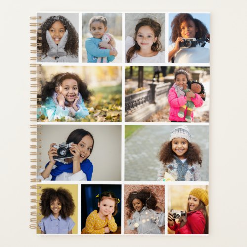 Design Your Own 12 Photo Collage Planner