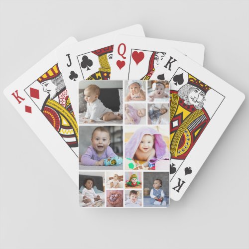 Design Your Own 13 Photo Collage Playing Cards