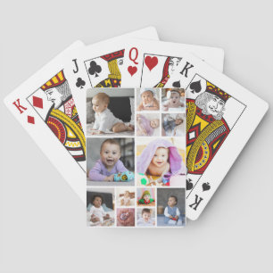 Design Your Own 13 Photo Collage Poker Cards