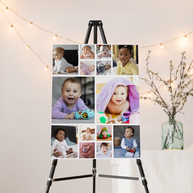 Design Your Own 14 Photo Collage Foam Board (In Situ (Stand))