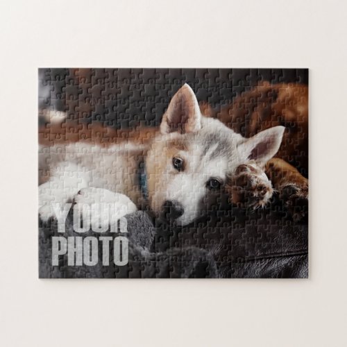 Design Your Own 14x11â252 Pieces Custom Pet Photo Jigsaw Puzzle