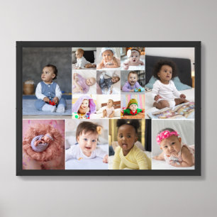 Design Your Own 15 Photo Collage Framed Art