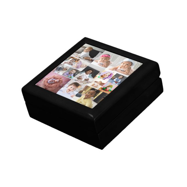 Design Your Own 15 Photo Collage Gift Box (Side)