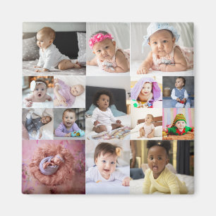 Design Your Own 15 Photo Collage Magnet