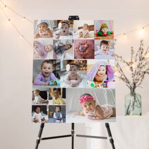 Design Your Own 16 Photo Collage Foam Board