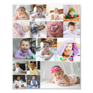Design Your Own 16 Photo Collage Print