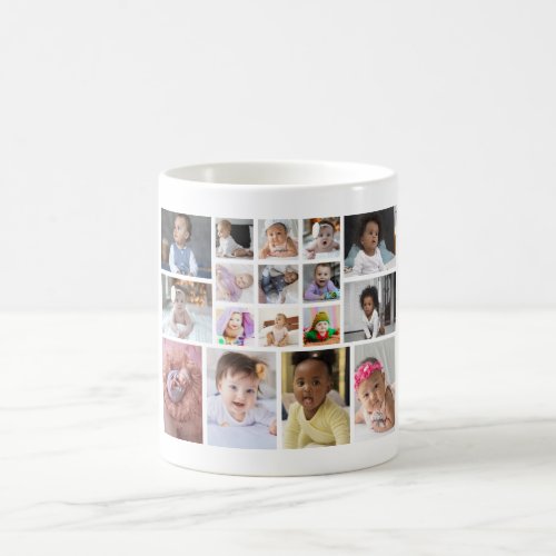 Design Your Own 17 Photo Collage  Coffee Mug