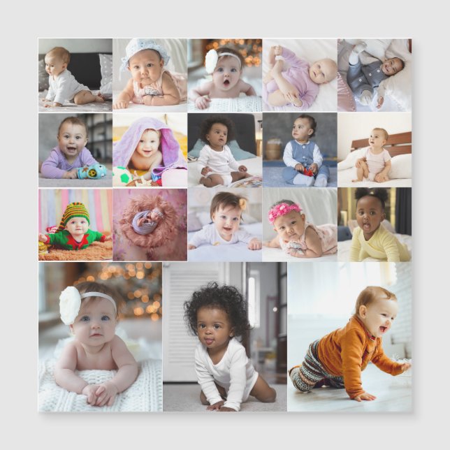 Design Your Own 18 Photo Collage (Front)