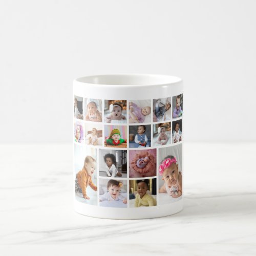 Design Your Own 18 Photo Collage  Coffee Mug