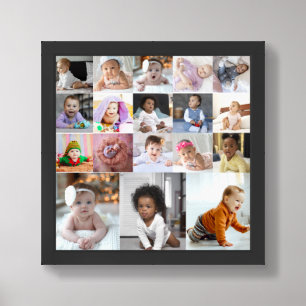 Design Your Own 18 Photo Collage Framed Art