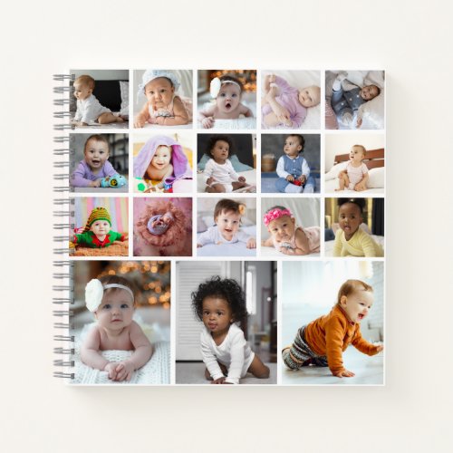 Design Your Own 18 Photo Collage Notebook