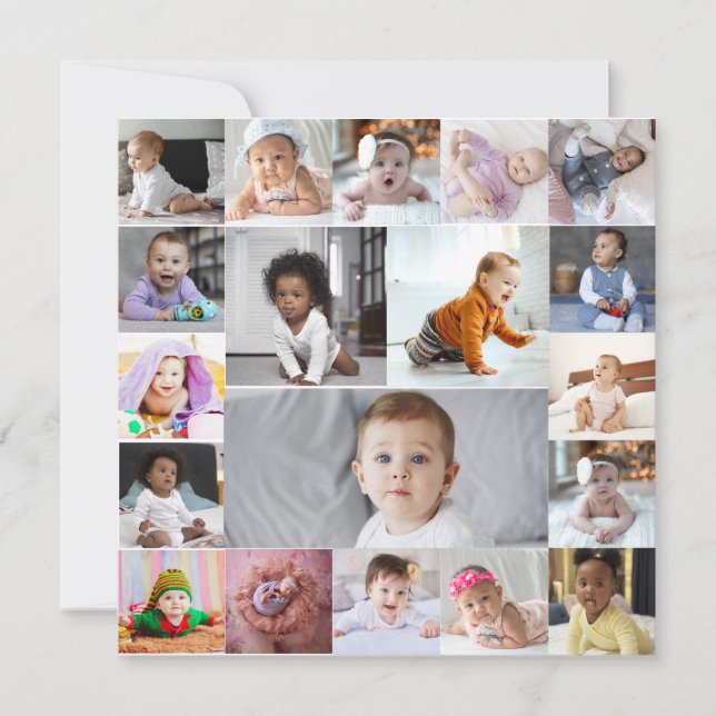 Design Your Own 19 Photo Collage (Front)