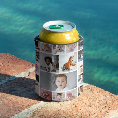 Design Your Own 19 Photo Collage Can Cooler