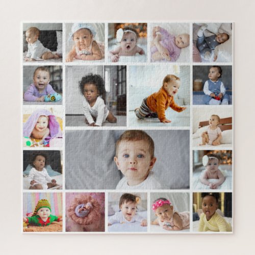 Design Your Own 19 Photo Collage Jigsaw Puzzle