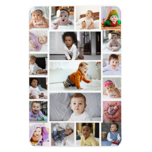 Design Your Own 19 Photo Collage Magnet