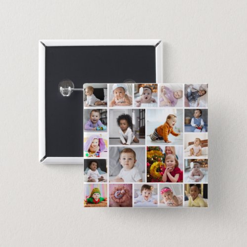Design Your Own 20 Photo Collage Button