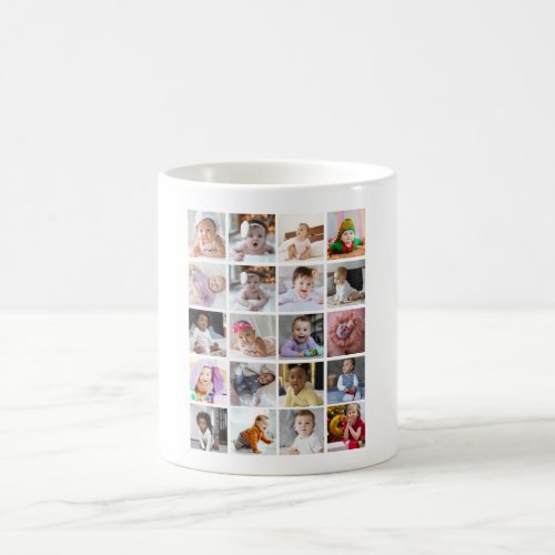 Design Your Own 20 Photo Collage  Coffee Mug