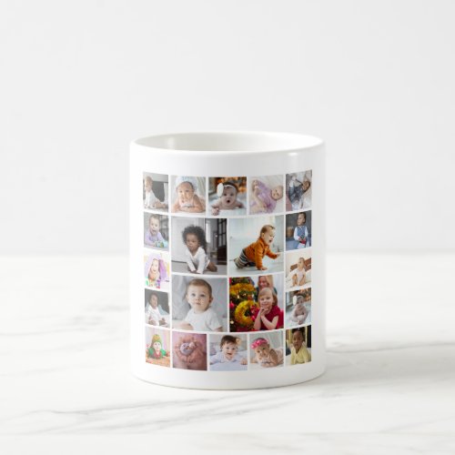 Design Your Own 20 Photo Collage Coffee Mug