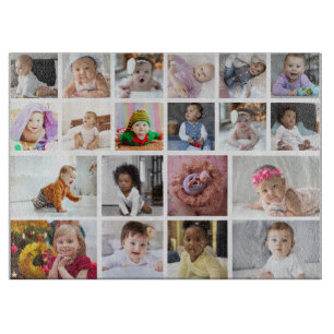Design Your Own 20 Photo Collage  Cutting Board