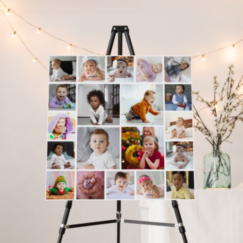 Design Your Own 20 Photo Collage Foam Board