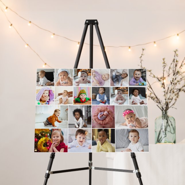 Design Your Own 20 Photo Collage  Foam Board (In Situ (Stand))