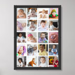 Design Your Own 20 Photo Collage Framed Art<br><div class="desc">Customize your own personal photography. You can make this custom product for special occasions like weddings,  birthdays,  Christmas,  Holidays,  Memorials,  Graduation,  Anniversaries and more. It can also be given as a gift to your best friend,  close friend,  family,  and relatives.</div>