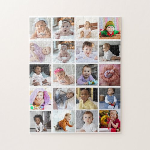 Design Your Own 20 Photo Collage  Jigsaw Puzzle
