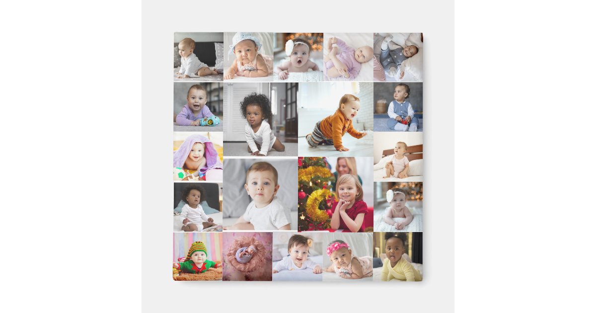 Design Your Own 20 Photo Collage Magnet | Zazzle