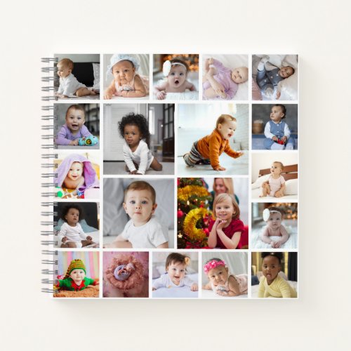 Design Your Own 20 Photo Collage Notebook
